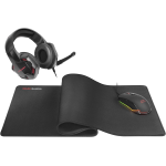 Mars Gaming MCPPRO, Pack PRO Mouse 9800 DPI, Auricolare 7.1 e Mouse Pad XL