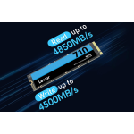 HARD DISK SSD LEXAR 2TB 2000GB LNM710X002T-RNNNG M.2 NV2 NVME 2280 PCIE 4.0