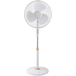 VINCO Ventilatore A Piantana Bianco Base Tonda Diametro 40 Cm 45 W 165 Cm 70708