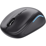 Trust Yvi FX Mouse Wireless con Illuminazione LED, Nero