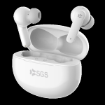 AURICOLARI CUFFIE CON MICROFONO BLUETOOTH TWS TOUCH SGS AIRBUDSPRO SGSAIRBUDSPRO COLORE BIANCO CON ASTUCCIO | SGS SGSAIRBUDSPRO