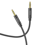 CAVO AUDIO AUX JACK 3,5MM TO JACK 3,5MM 2 METRI HOCO UPA19 NERO